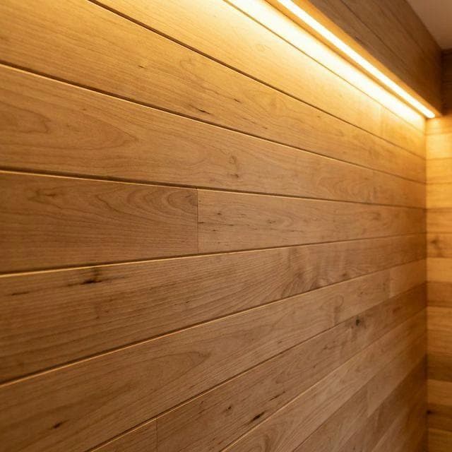 Lambri Rabıta doğal ahşap tavan kaplaması